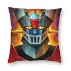 Чехол для подушки UFO Robot Mazinger Z, 45x45 см, домашний декор, принт Аниме Манга, декоративная подушка, чехол для автомобиля, двусторонний
