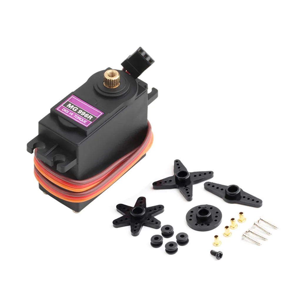 Servo Digital MG995 MG996, engranaje de Metal para coche JR, helic&oacute;ptero, barco, Arduino UNO, gran oferta, 13KG, 15KG, 4 unids/lote-3