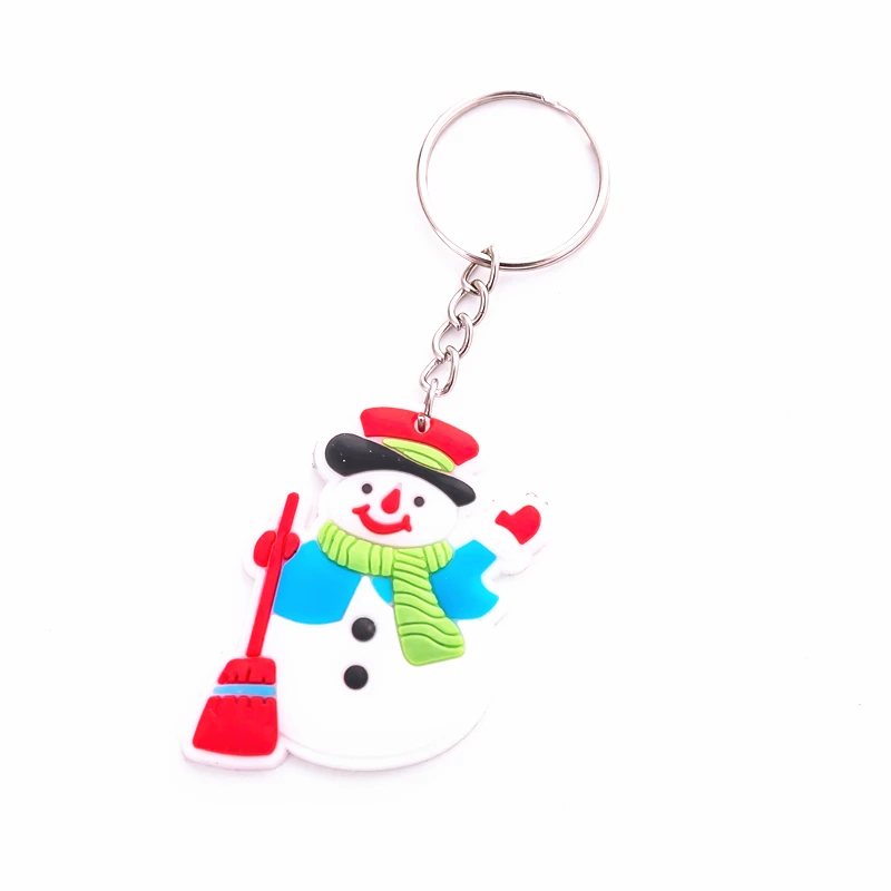 snowman Веселый Рождественский подарок мультфильм Санта Клаус брелок снеговик рождественские украшения для дома Рождественское украшение Noel Navidad, Q - Цвет: snowman