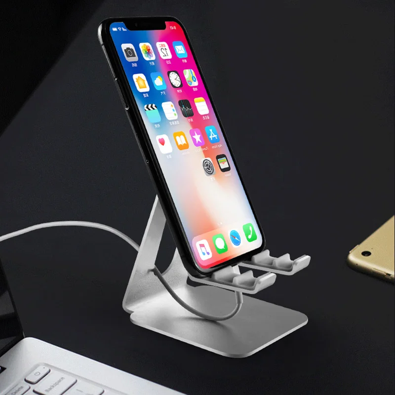 Держатель для телефона iPhone 11 Pro X Samsung Huawei Xiaomi металлический вращающийся держатель