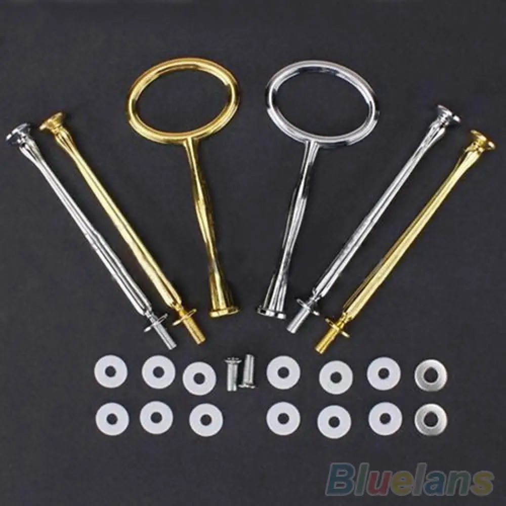 

1 Set Multi-Style Practical 2 Or 3 Tier Plate Handle Fitting Hardware Rod Tool Cake Plate Stand Bakeware Cake Tray Stand HotSale