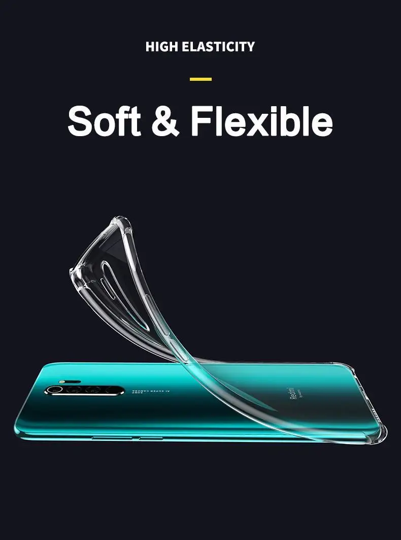 Ударопрочный чехол для Xiaomi Redmi Note8 Pro Note7 Note6, мягкий чехол из ТПУ для Redmi 7A K20 Redmi Note5 4X, силиконовый чехол