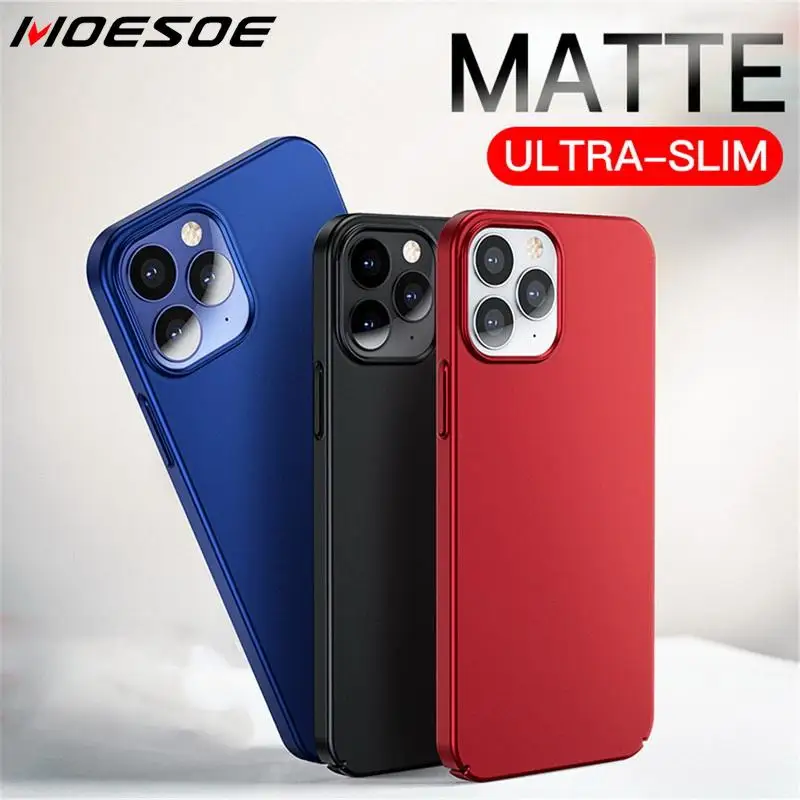 

Shockproof Matte Phone Case Cover For iPhone 13 Pro 11 12 Pro Max 12 Mini XS XR X 7 8 Plus SE 2020 Solid Color Shell Cases