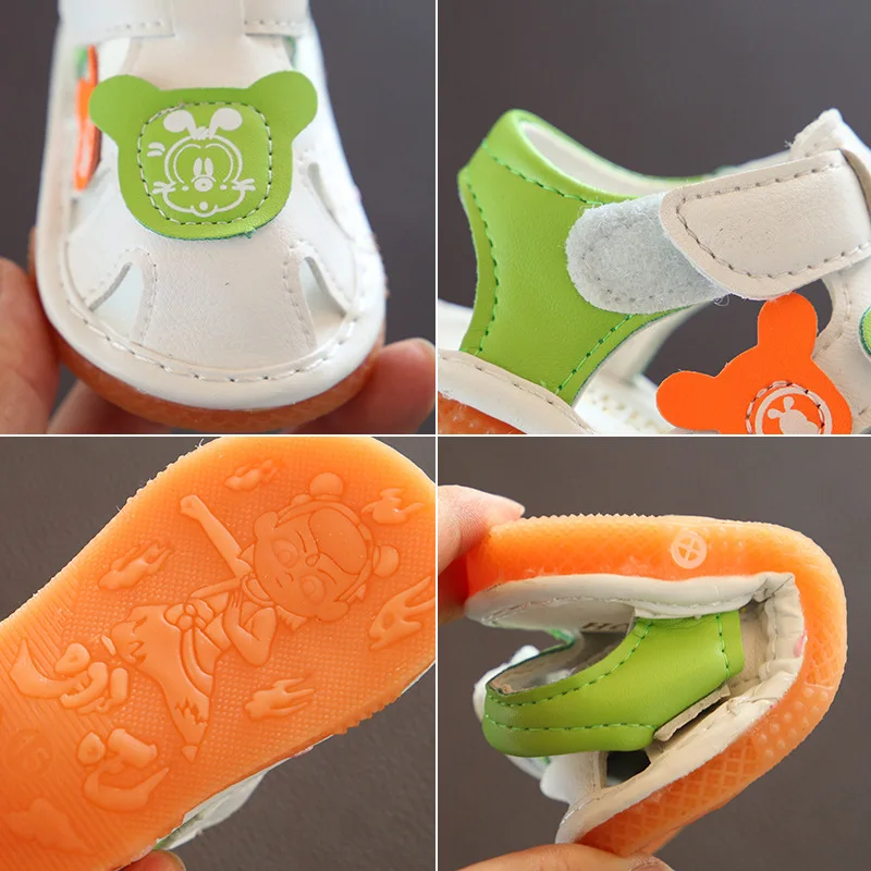 Сандалии Детские с мягкой подошвой для мальчиков и девочек модные пляжные