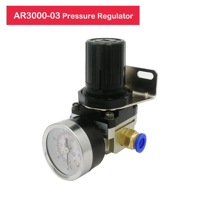 

Free shipping AR3000-03 BSPP 3/8" Air source processor/The pressure regulating valve/Air