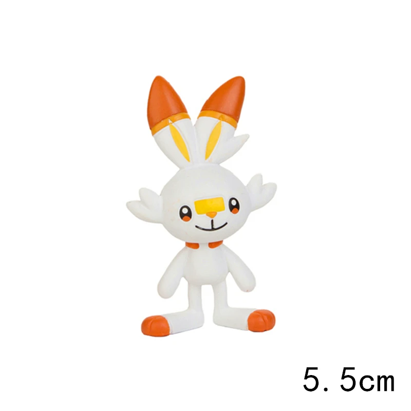 3-7cm Pokemon Toys Dolls Pet Collection Pikachu Squirtle Eevee Abra Scorbunny Charizard Anime Figures Model Doll Kids Xmas Gift images - 6