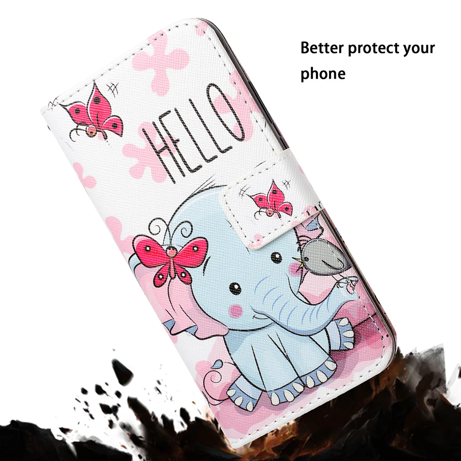 Милый мультяшный кошелек с котом для Samsung Galaxy J3 Star J4 Prime J5 Pro J6 Plus чехол A3 2017 A5 A8 A7 2018