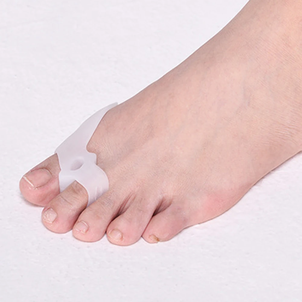 Разделители для ног с двумя отверстиями вальгусные Корректоры выпрямитель ухода