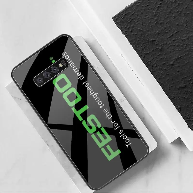 Крутой ящик для инструментов Festools чехол телефона закаленное стекло Samsung S20 Plus S7 S8