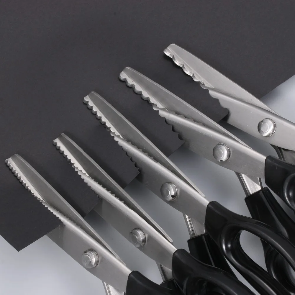 Ножницы для шитья ножницы зубчатые профессиональные швейные зигзаг ткани | Дом и