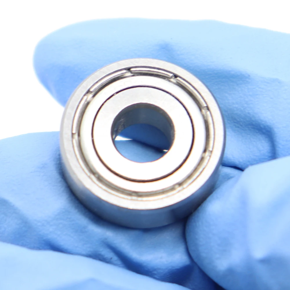 S606ZZ подшипник 6*17*6 мм (10 шт.) ABEC 1 440C ролик из нержавеющей стали S606Z S606 Z zz шариковые