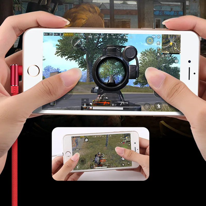 USB кабель для зарядки и передачи данных 1 м 2 3 90 градусов iphone 11 Pro XS Max X XR 7 8 6 6S Plus 5 5SE