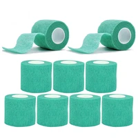 61224pcs cohesive tattoo grip disposable green tape wrap elastic bandage rolls tattoo accessories for tattoo grips tubes