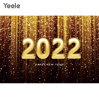 yeele new year photography 2022 backdrop photocall gold glitters party decor photophone background for photo studio photographic