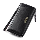 Модные повседневные мужские кошельки деловая сумка мульти-карта положение держатель карты большой емкости многофункциональный мужской кошелек для монет