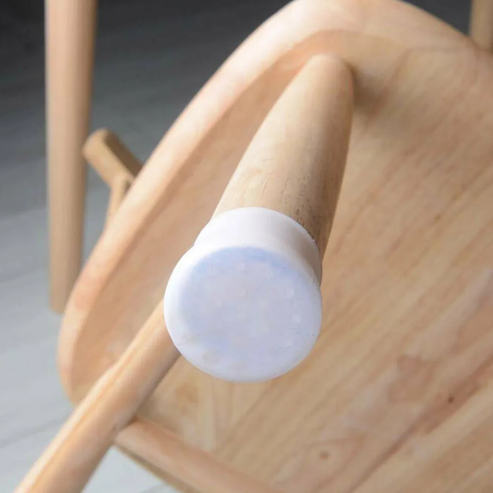 

20*Silicone Chair Cap Table Foot Pads For Round 12-16mm Bottom Non-Slip Furniture Covers Socks Floor Protectors Foot Pad