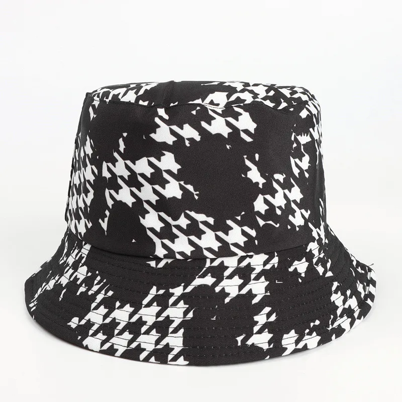 

New Flame Lightning Cashew Flowers Pattern Bucket Hats Men Women Summer Fashion Fisherman Hat Outdoor Travel Beach Sun Cap