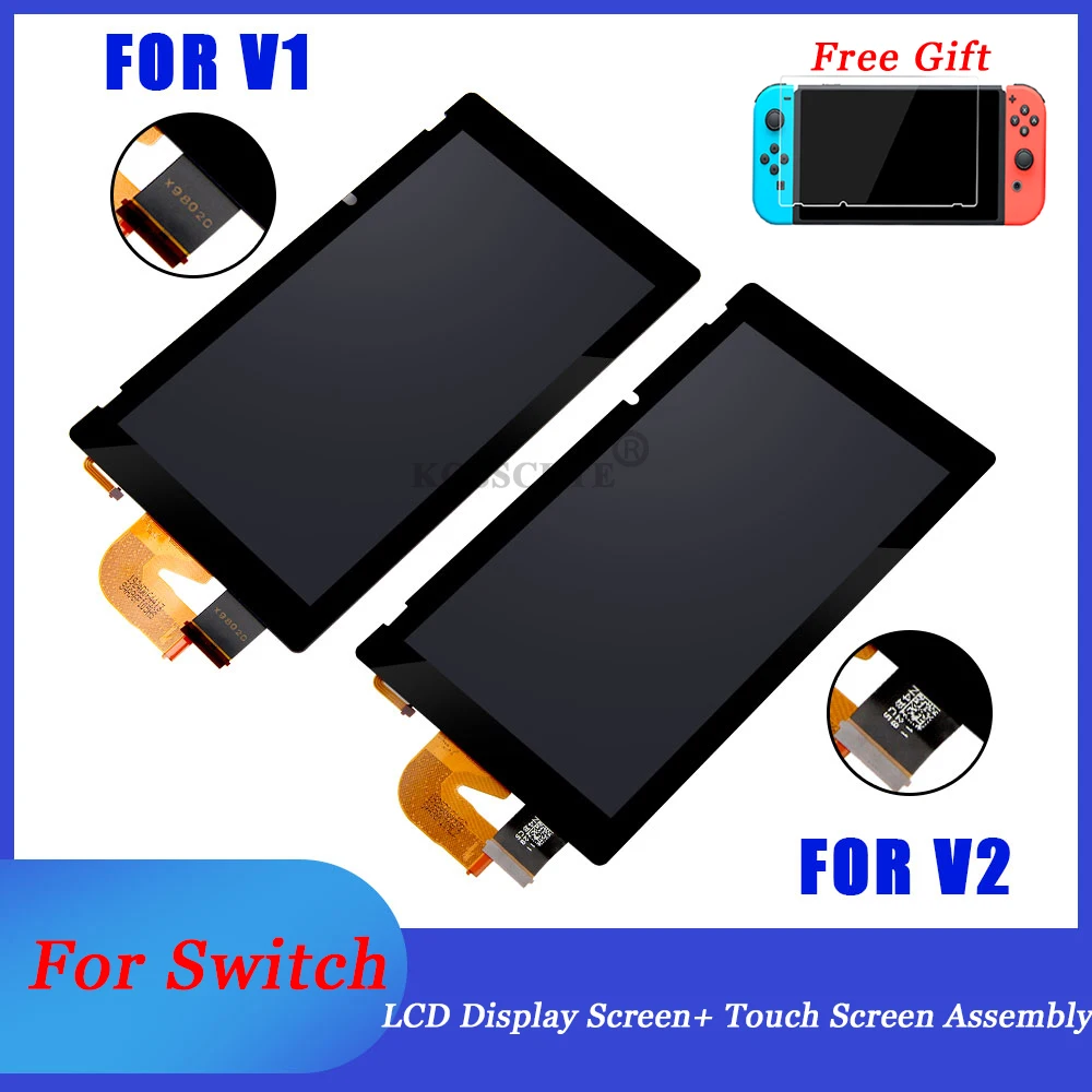 

Original Replacement For Switch LCD Screen Display Touch Screen Assembly with Flex Cable For Nintendo Switch NS Console Dropship