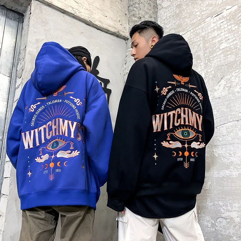 Мужская толстовка с капюшоном и надписью в стиле хип-хоп | одежда