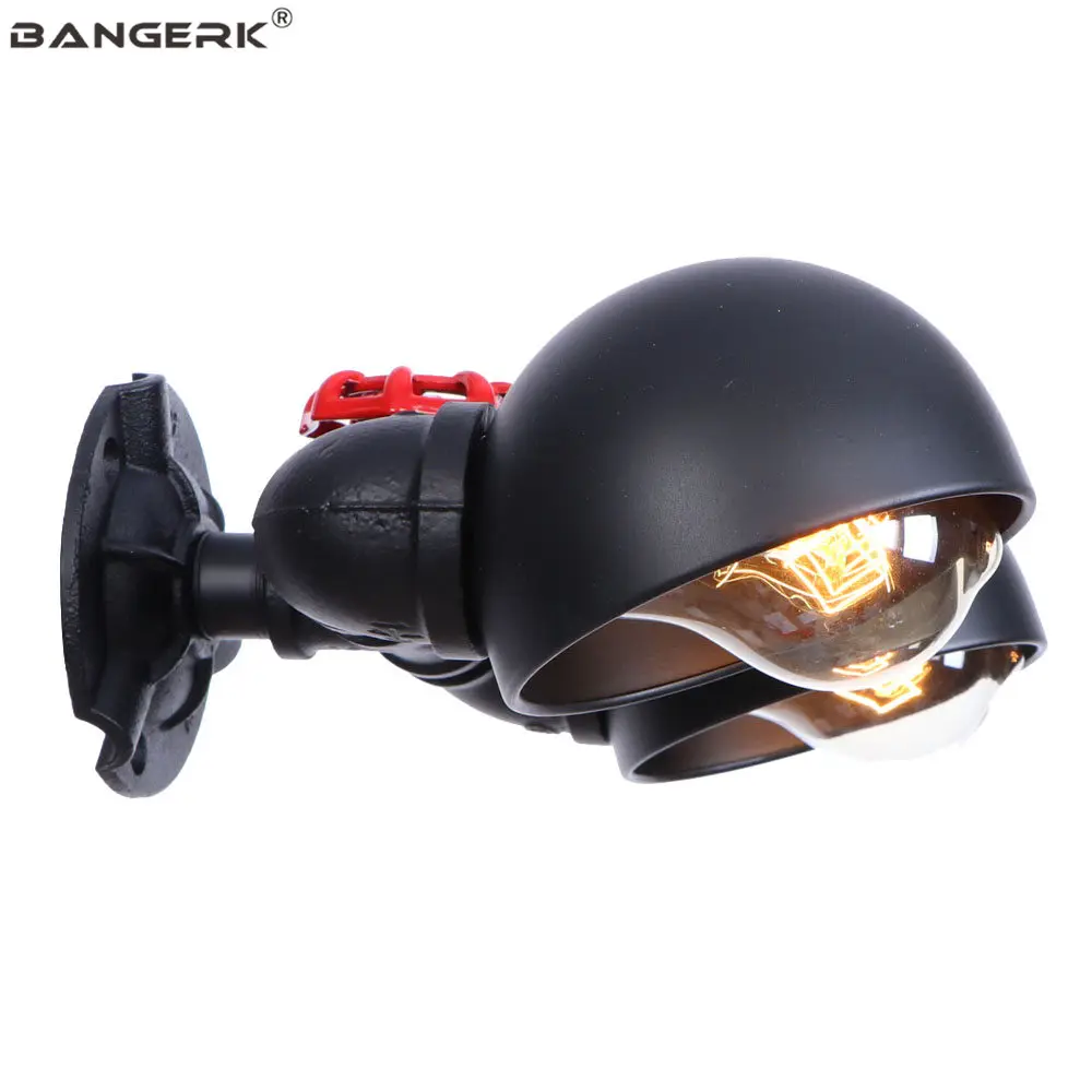 Винтажные двойные водопроводные Настенные светильники промышленные Эдисона