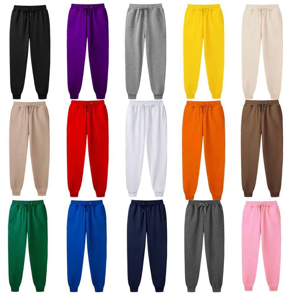 

2021 New Men Joggers Brand Male Trousers Black Casual Pants Sweatpants Jogger 15 Colors Casual Fitness Workout Green Sweatpants