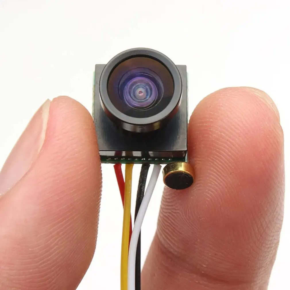 QH 1000TVL мини-камера 1/4 CMOS 2 8 мм FPV аудио камера Супер Мини Портативная FPV-камера для
