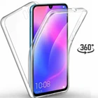 Двойной чехол с полным покрытием 360 градусов для Huawei P30, P20, P10 Lite, P Smart, Mate 20, Honor 10 Lite, 10i, 8A, 8X, 20, прозрачный чехол