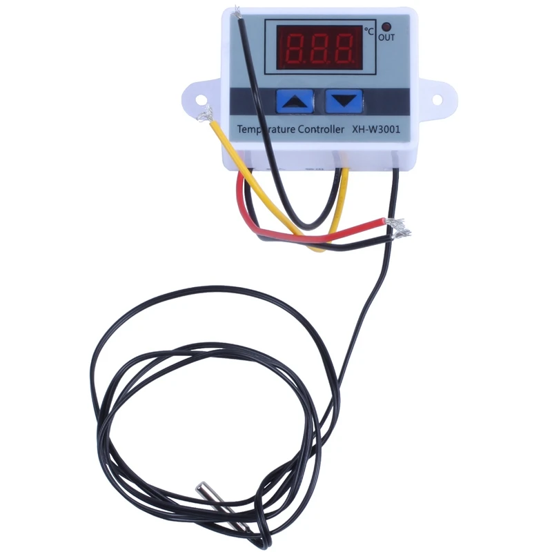 

XH-W3001 DC12V на все случаи жизни, цифровой светодиодный Температура контроллер термостат с Сенсор 2-х стадийной отопления и охлаждения режим