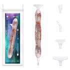 Алмазная кисть из смолы 5d, перо, игла из смолы для вышивки крестиком, инструмент сделай сам для алмазной живописи ногтей, аксессуары