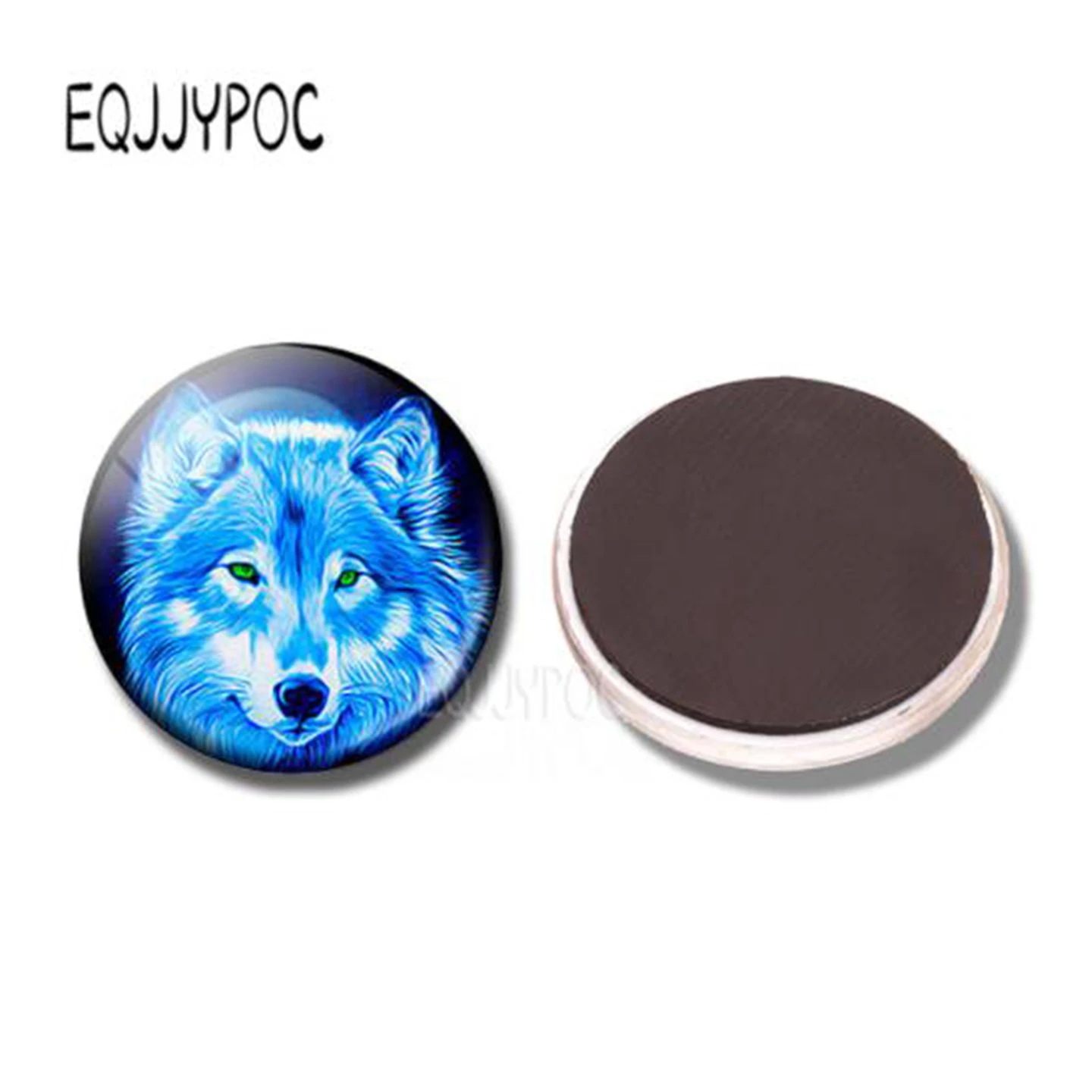 Wolf fridge magnet animal decorative refrigerator magnets Sticky notes message board punk Home Decoration Wall Decor Accessories | Дом и сад