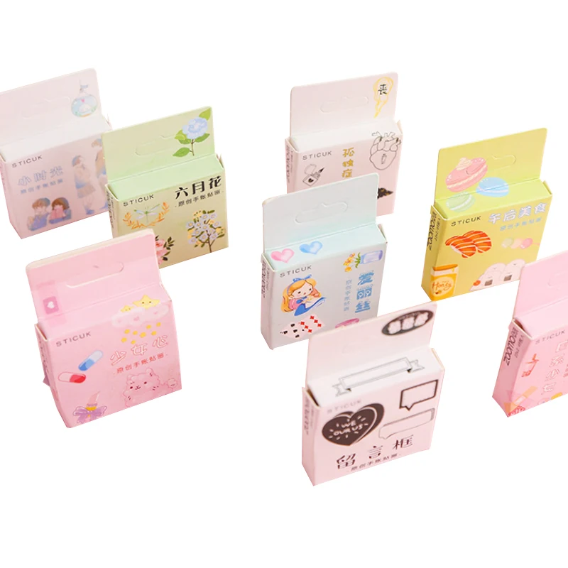 

free shipping30packs/lot Japanese Girl Hour Light Series Selections Stickers In A Notebook For Decoration Diary Scrapbooking