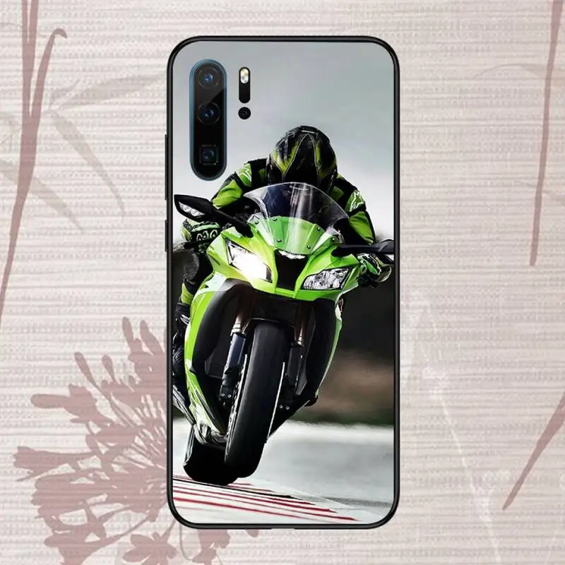 

Kawasaki Ninja Zx R Sport Motorcycle Phone Case For Huawei P20 P30 P40 lite Pro P Smart 2019 Mate 10 20 Lite Pro Nova 5t