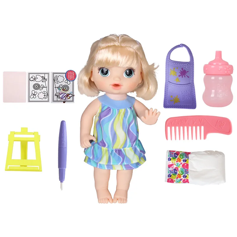 Реалистичная кукла-младенец Hasbro для кормления девочка-принцесса наряд милая