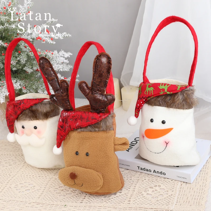 Рождественские украшения сумка для рождественского подарка конфетная подарок