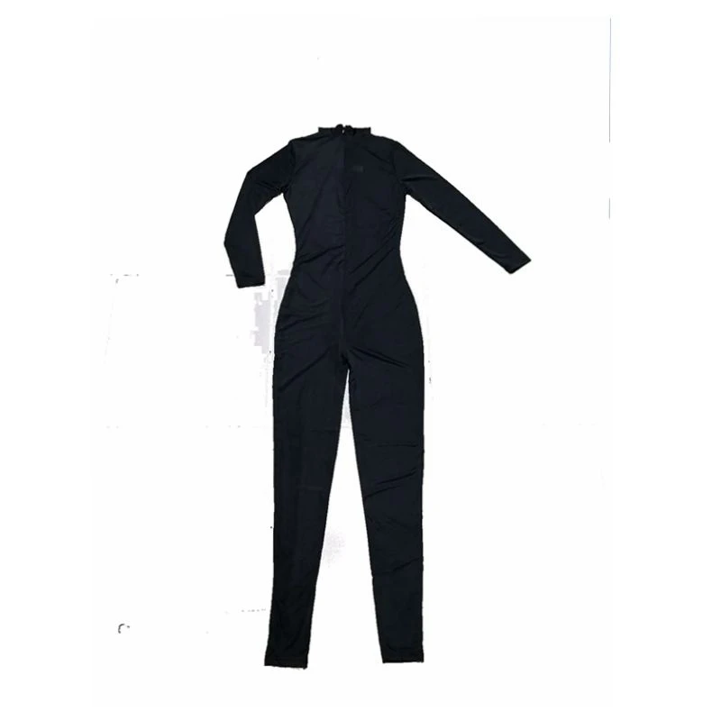 

Women Sexy open crotch bodysuit Sheer lingerie Double Zipper Fetish Catsuit body transparent bodystocking sexy hot erotic suit