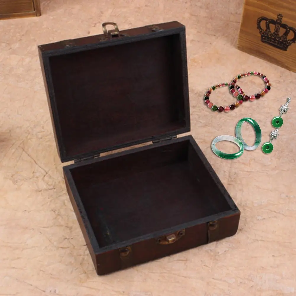 Нежная шкатулка для ювелирных изделий в стиле ретро античная хранения двойных