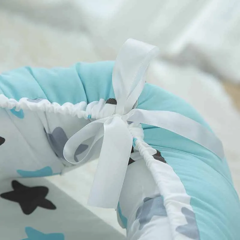 

80*50cm Baby Nest Bed Portable Crib Travel Bed Infant Toddler Sleeper Babynest Cradle for Newborn Baby Bed Bassinet Bumper