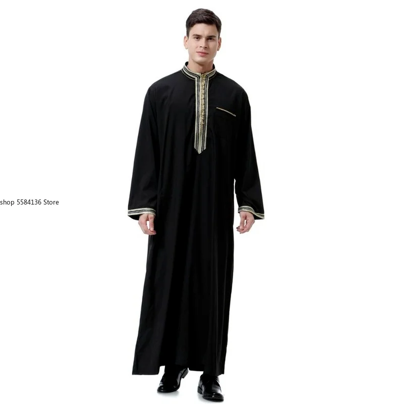 Muslim Arab Abaya Jilbab Moslem Pants Islamic Men Thobe Thawb Caftan Suit Robes Worship Service Middle East Ramadan | Тематическая
