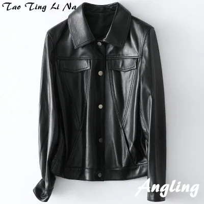 

Лидирующий бренд весна 2020 женские из натуральной овечьей кожи куртка H42 высокого качества