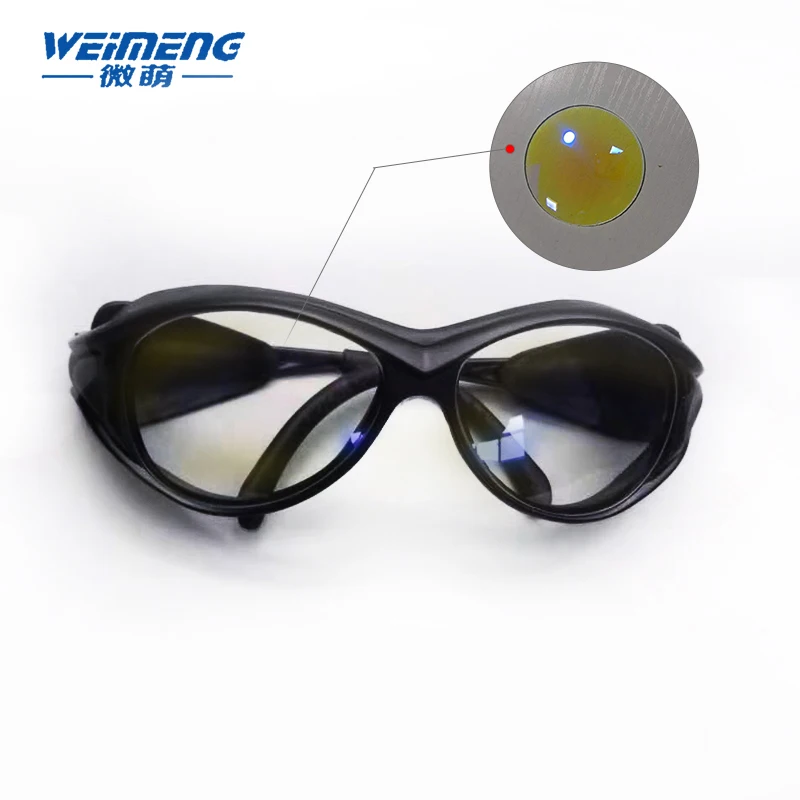 Weimeng 455nm синий лазерный безопасный Goggle OD 6 для лазерной резки лазерная пленка