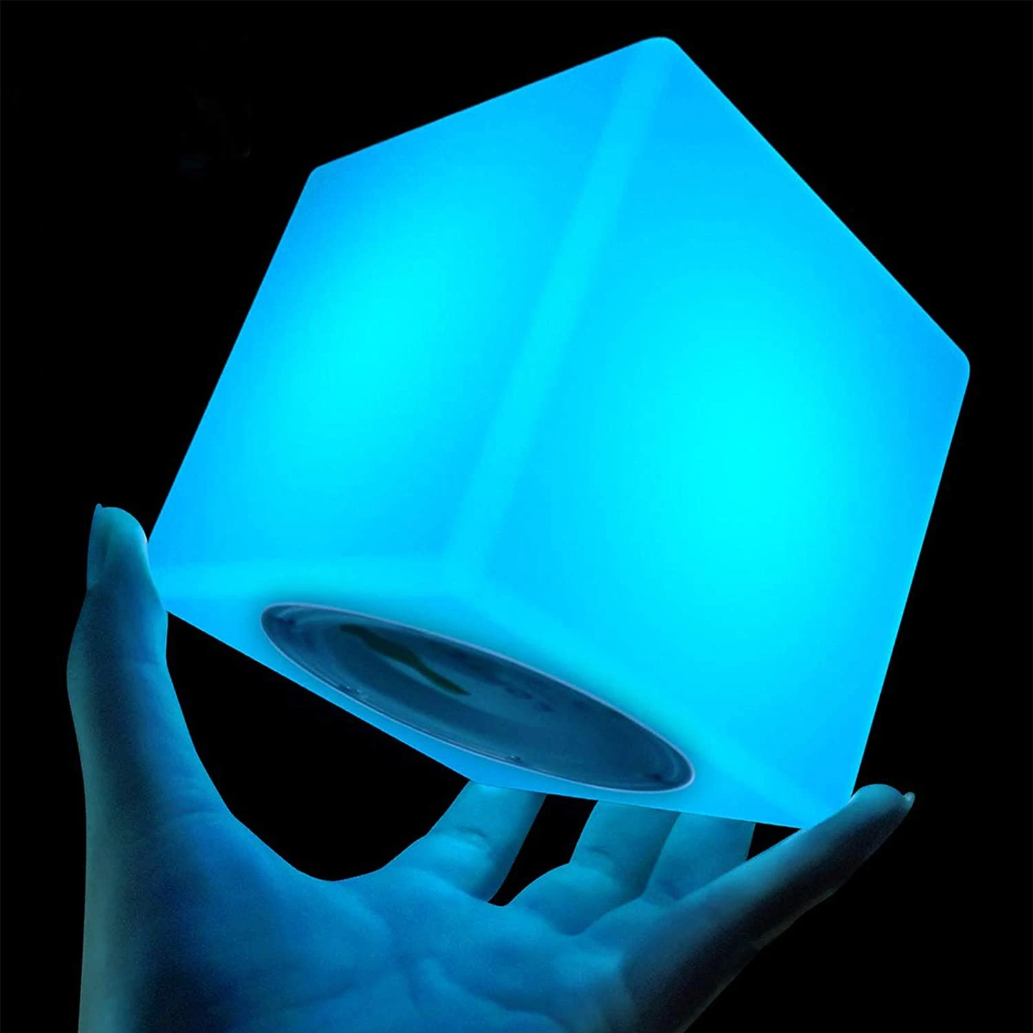 LED Cube Night Light 10cm/15cm/20cm Dimmable Square Table Lamp 16 Colors Desktop Decor Lights for Kid's Gifts Home Room Lighting | Лампы и
