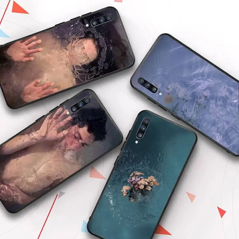 

Abstract Art Underwater Boy&Girl flowers Phone Case for Samsung Galaxy A51 30s a71 Cover for A21s A70 10 A30 A91 Capa