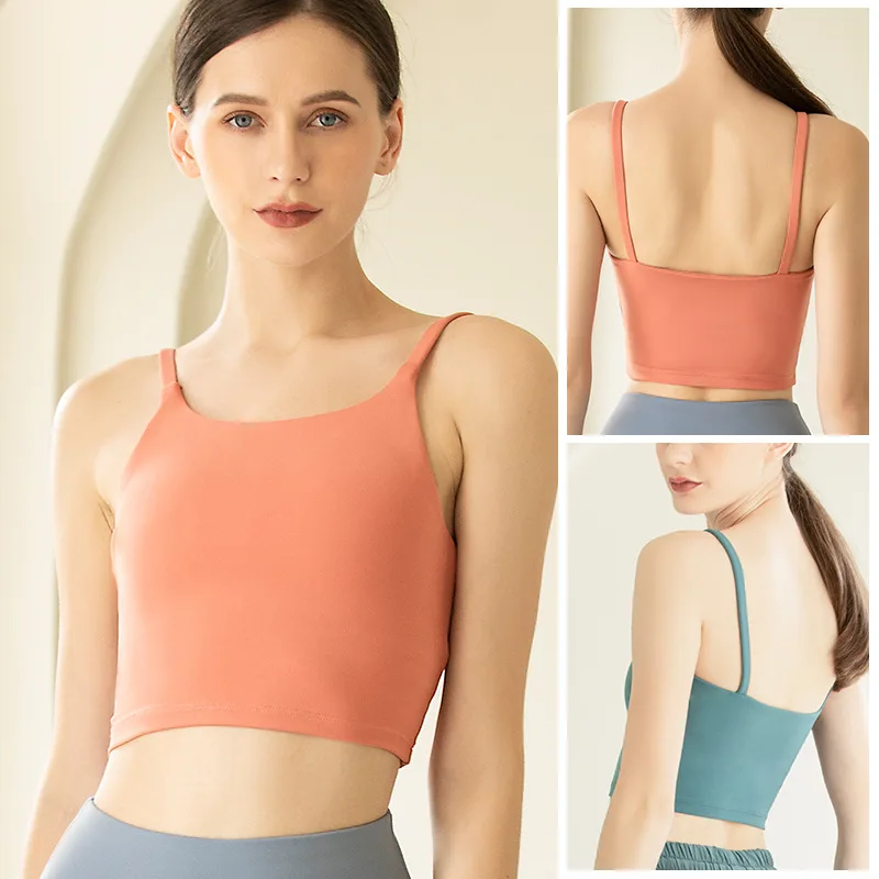 

Топ HOIOH на тонких бретельках, топ с регулируемыми бретельками, укороченная майка для женщин и девочек, укороченная майка, топ для спорта, йог...