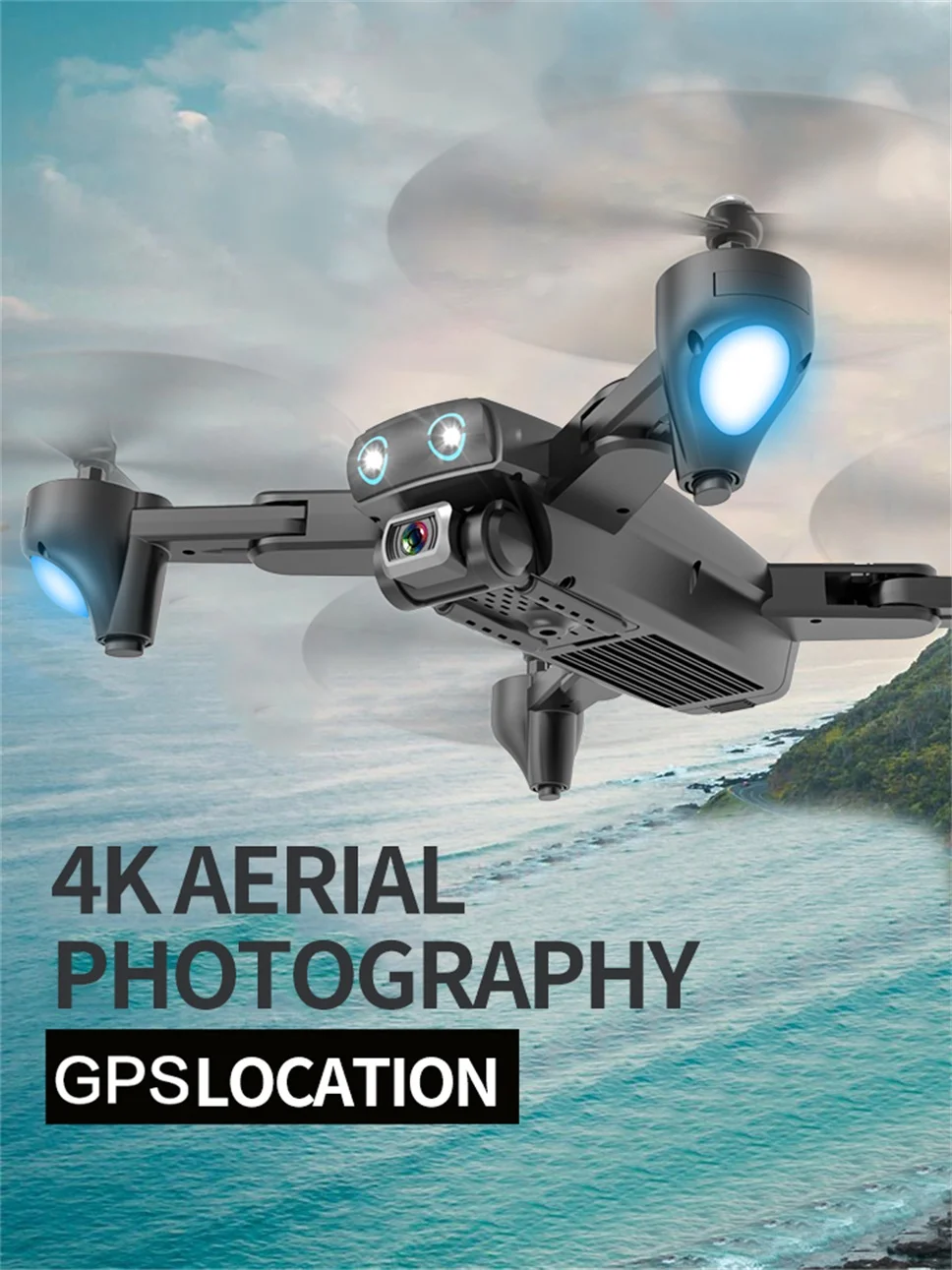 Дрон 4k HD камера gps Дрон 5G WiFi FPV 1080P без сигнала возврата RC вертолет полёт 20 минут Квадрокоптер Дрон с камерой