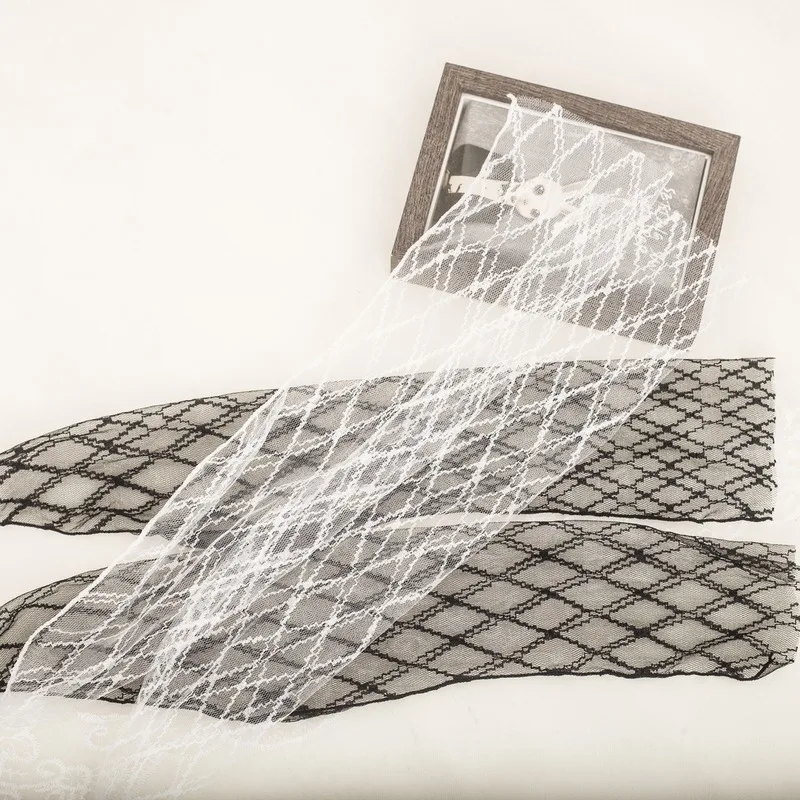 Jeseca женские сексуальные кружевные прозрачные сетчатые носки в сеточку