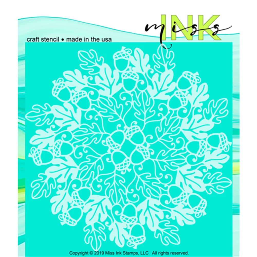 

2021 Arrival New Stencils Fall Mandala Diy Gift Scrapbooking Diary Photo Album Craft Paper Card Making Embossing Mold Decoration