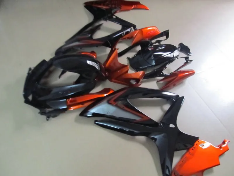 Injection Mold Fairing kit for GSXR600 750 K8 08 09 GSXR 600 GSXR750 2008 2009 ABS Red black Fairings set+Gifts SI08 | Автомобили и