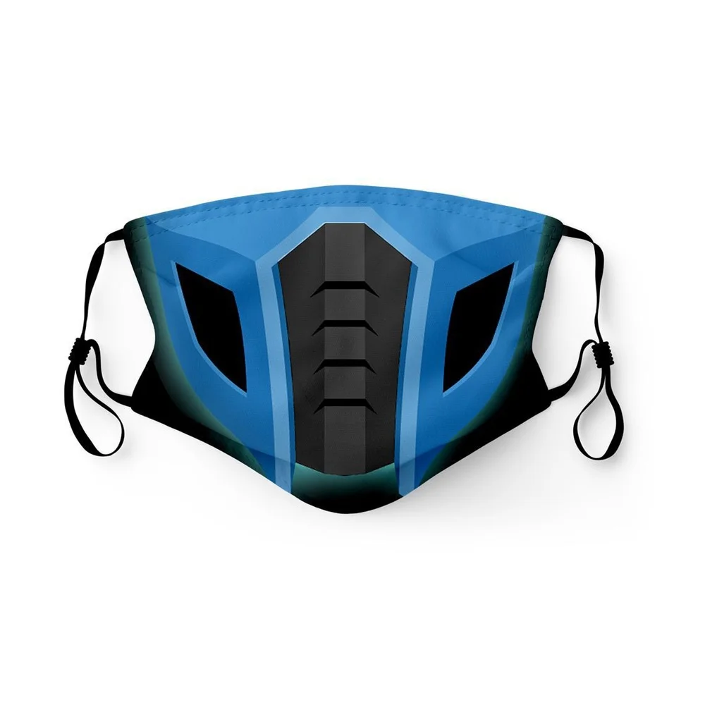 Mortal Kombat Скорпион Sub ноль дыма ниндзя игра Косплэй костюм Уход за кожей лица маска