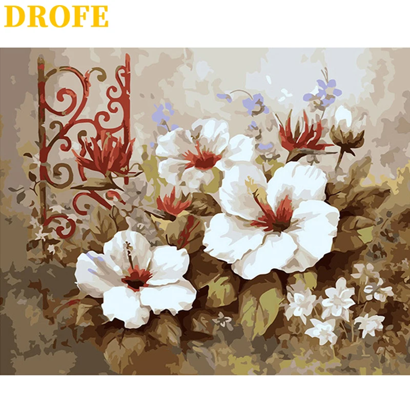 Картина по номерам DROFE Frame Современная роспись акриловый пигмент ручная подарок