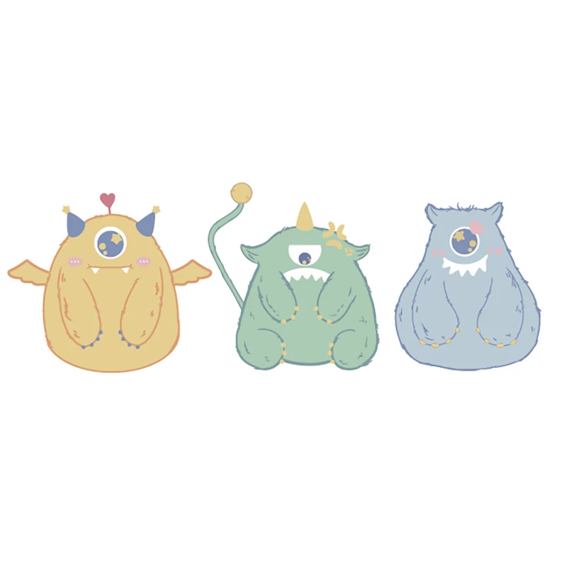 

Little Monster Bookmark Cute Cartoon Mark Page Creative Students Stationery